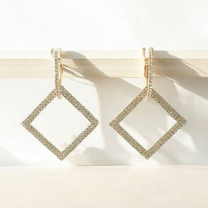 Square Dangle Night Out Earring