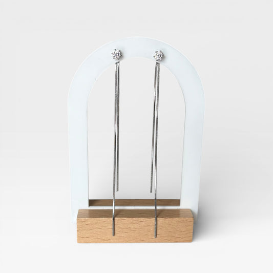 Pendientes largos de noche para mujer