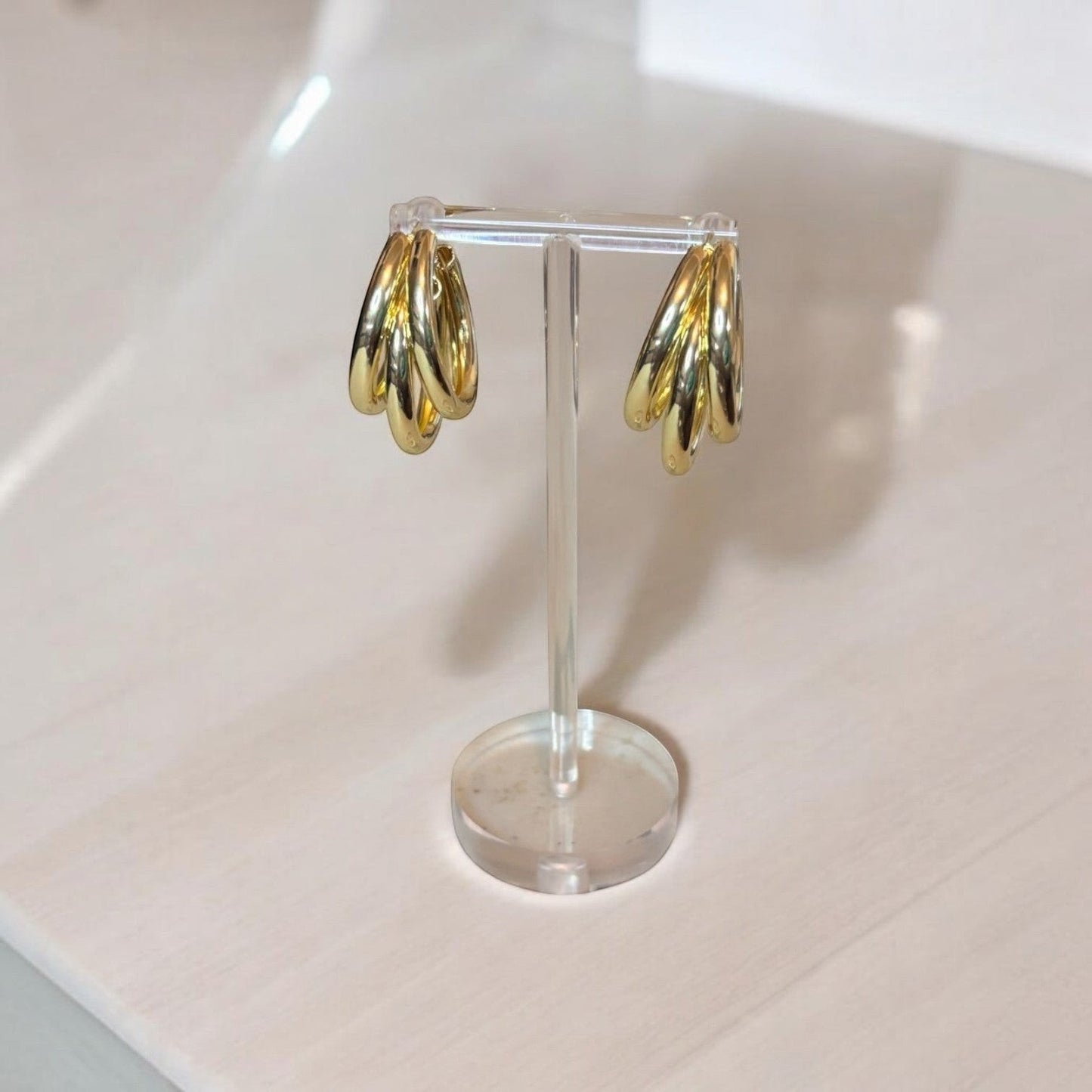 Chunky Lightweight Hoop Earrings