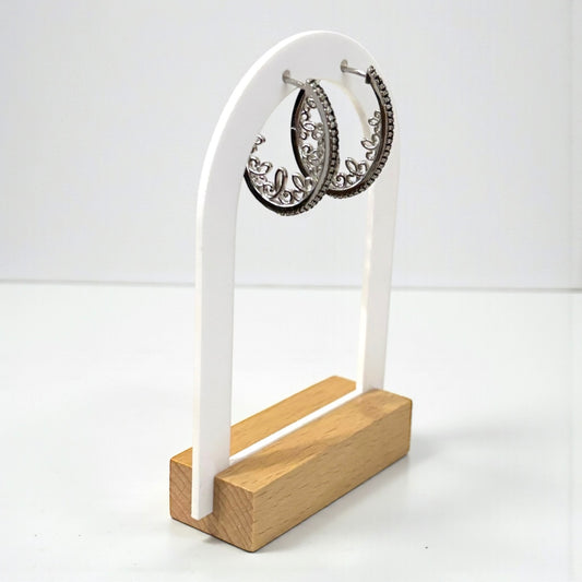 Pendientes de aro ovalados