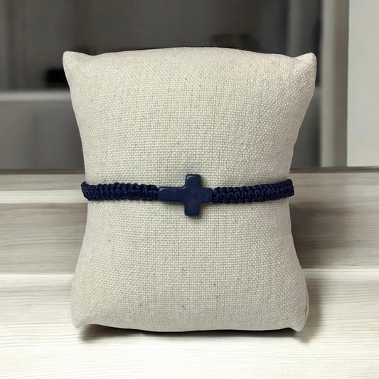 Braided Cross Adjustable Bracelet