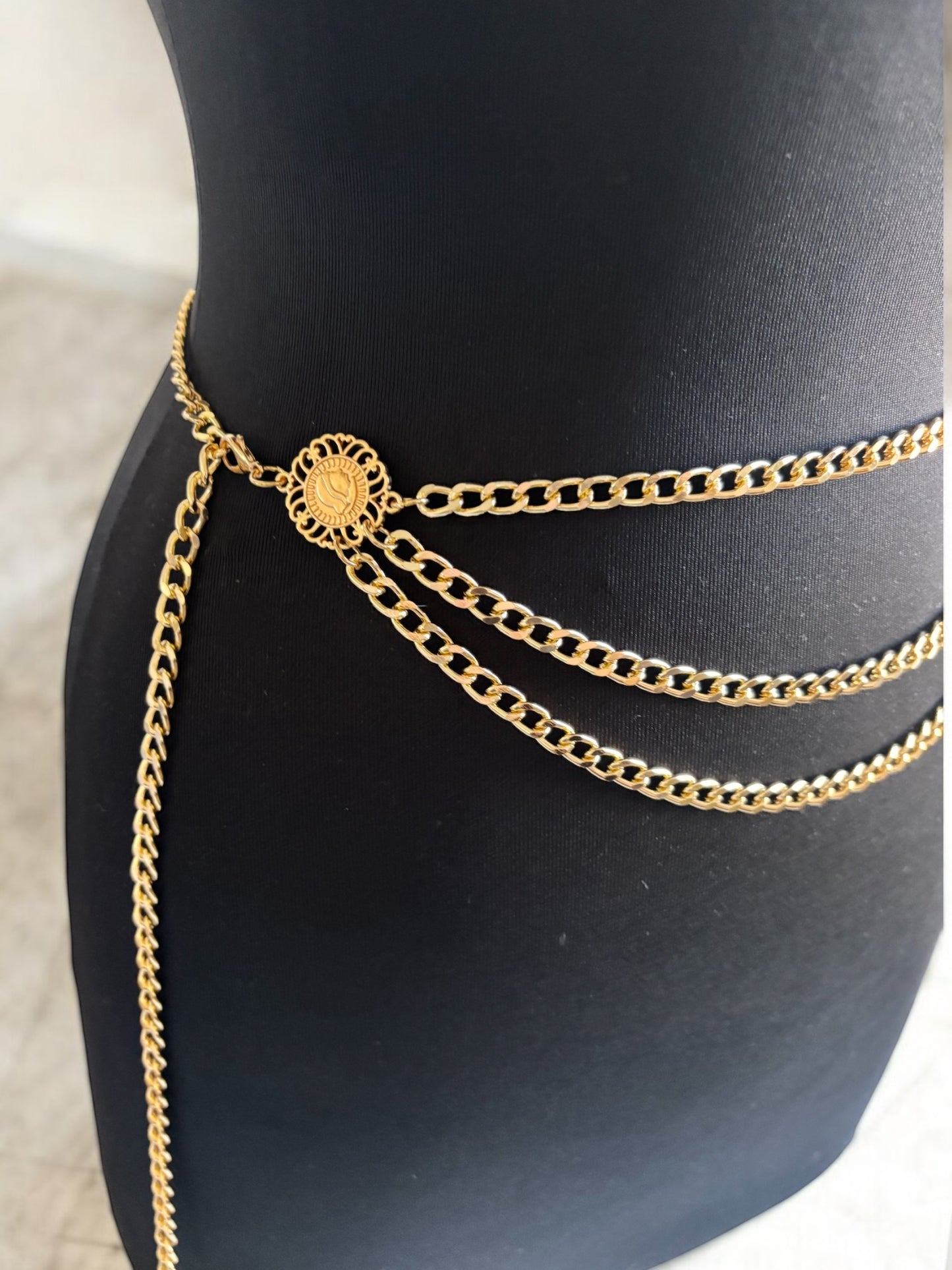 Multi-layer Metal Link Chain Belt