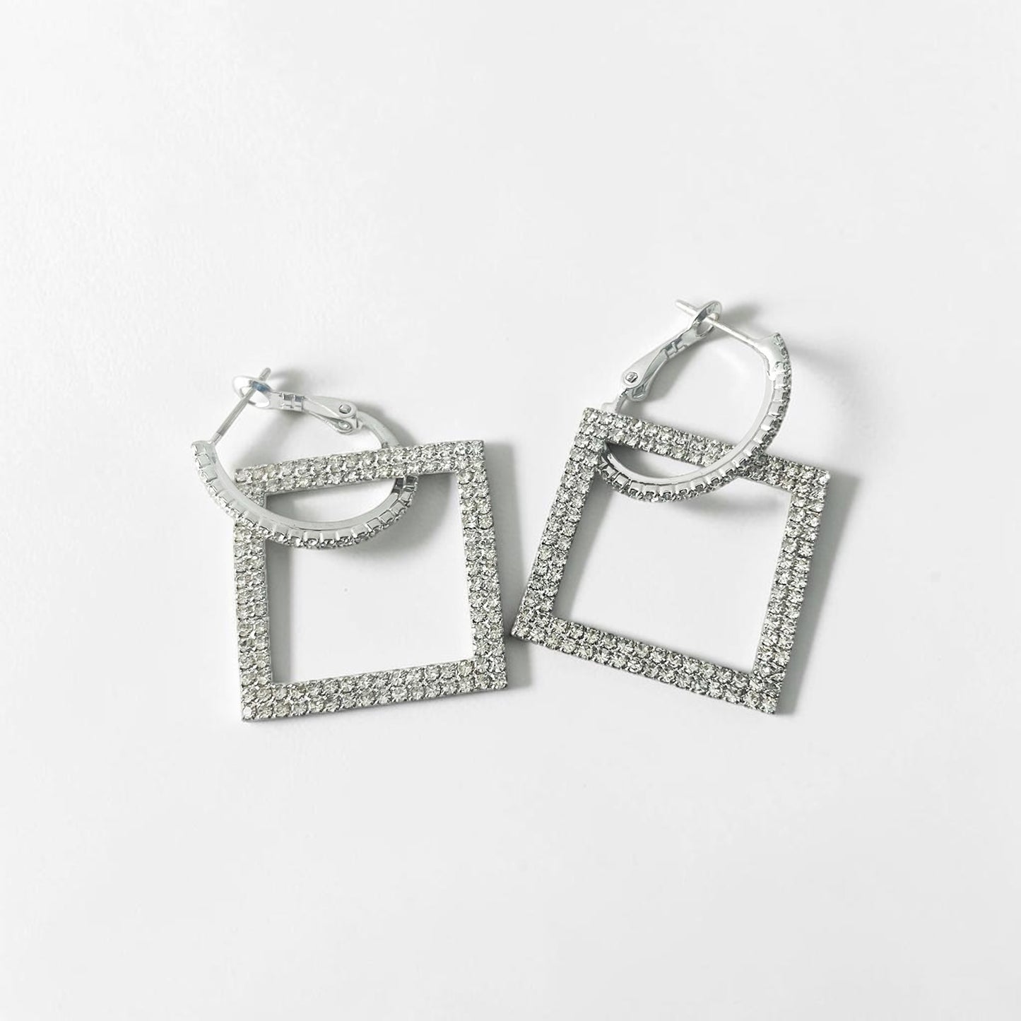 Square Dangle Night Out Earring