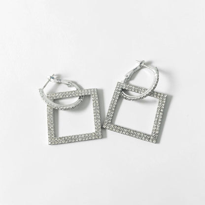 Square Dangle Night Out Earring