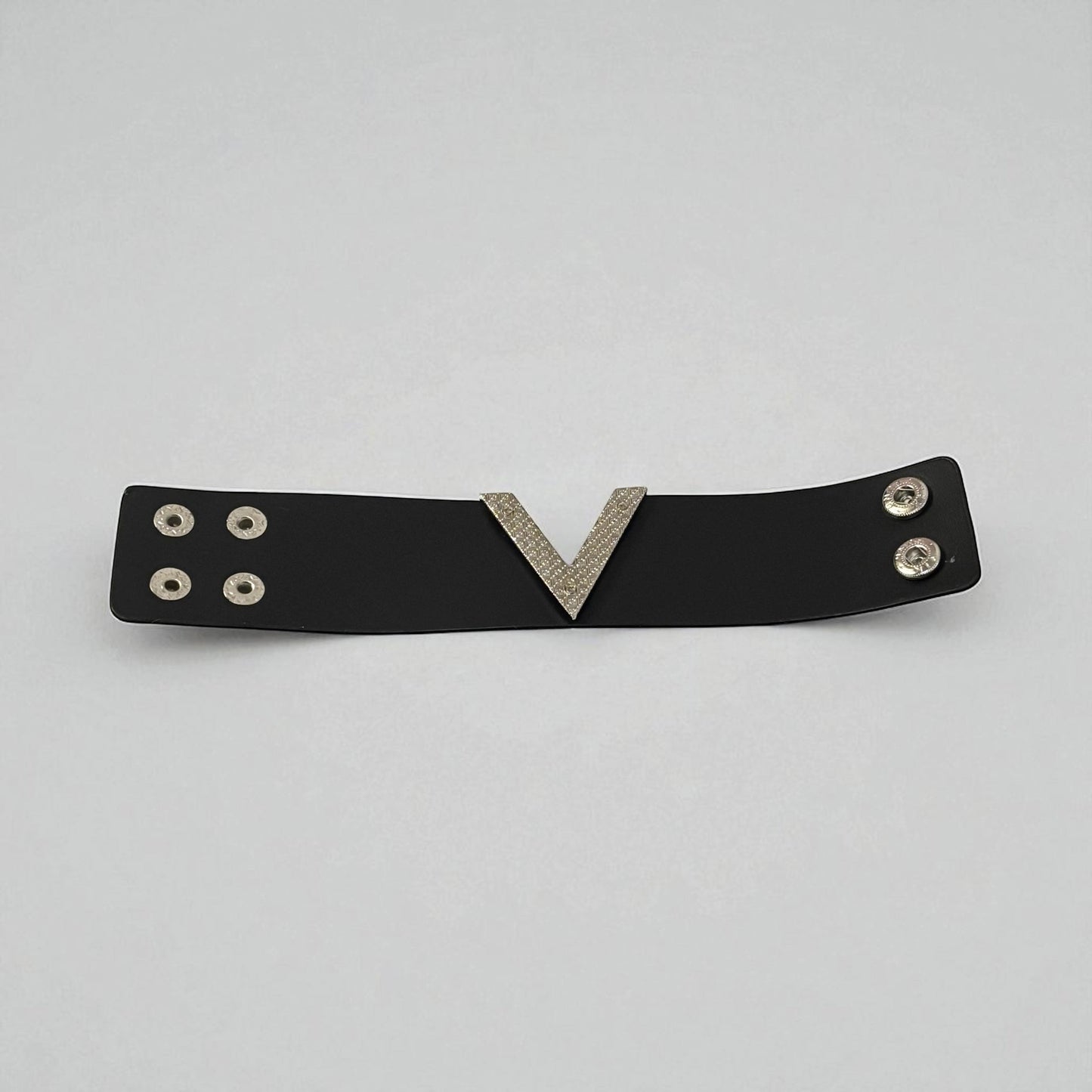 V Shape Wide Charm Cuff Wrap Bracelet