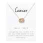 Collar de oro con el signo del zodiaco