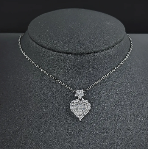 Heart Pendant Elegant Necklace