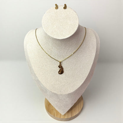 Expecting Mom Earring and Necklace Set
