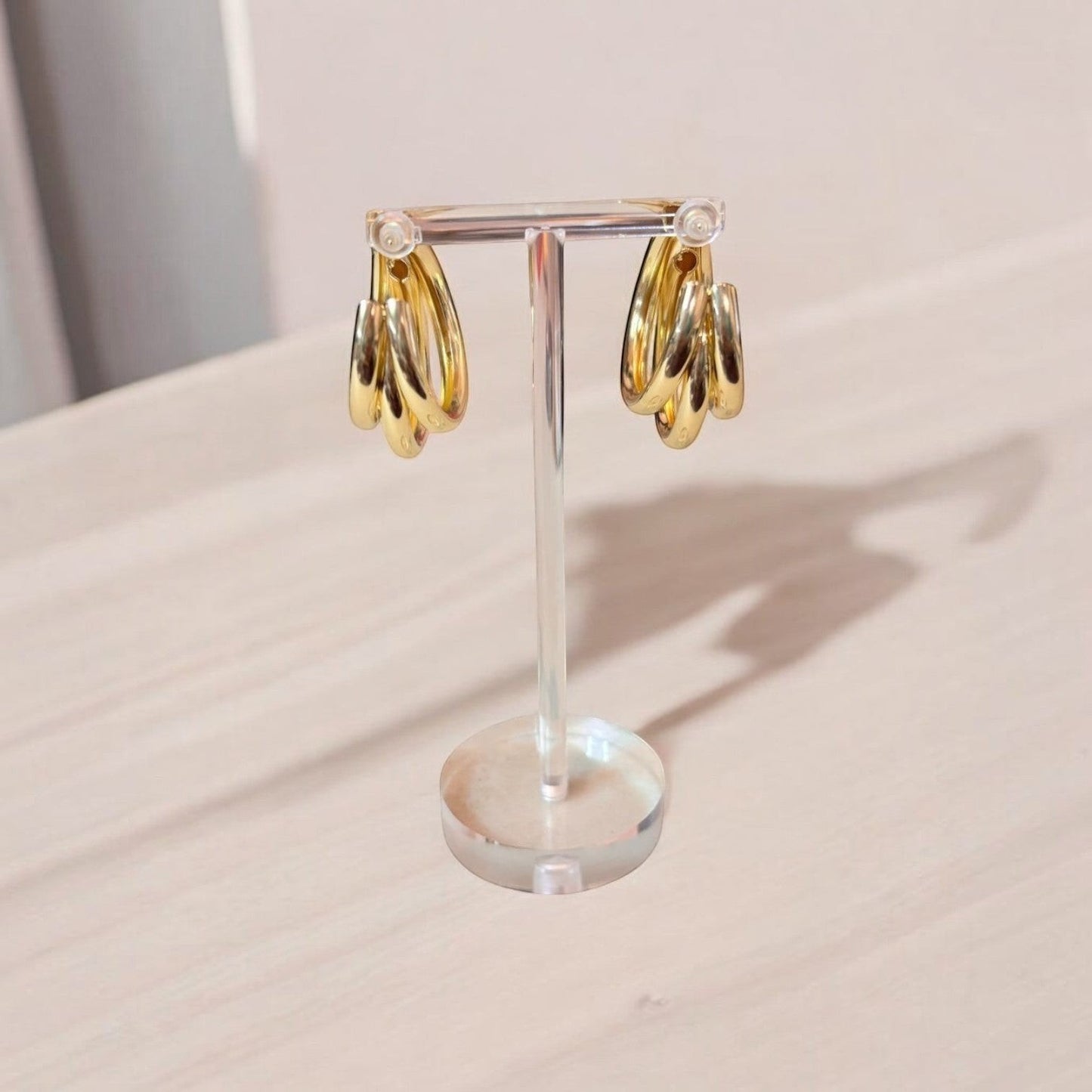 Chunky Lightweight Hoop Earrings