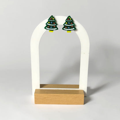 Christmas Tree Stud Small Earring