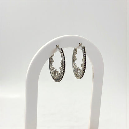 Pendientes de aro ovalados