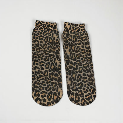Leopard Mesh Stocking Socks