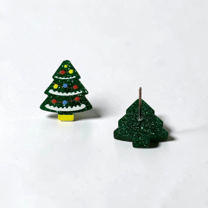 Christmas Tree Stud Small Earring