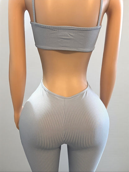 Mono azul claro sin mangas pequeño para mujer