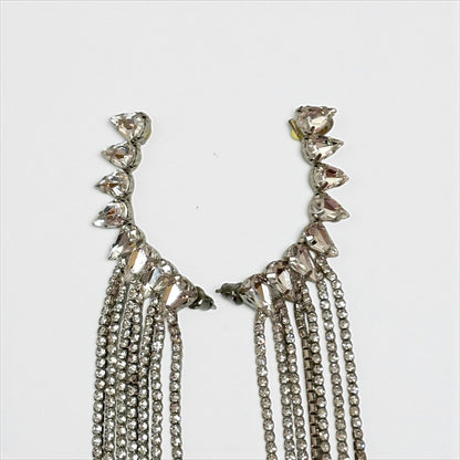 Sophisticated Rhinestone Glam Earrings