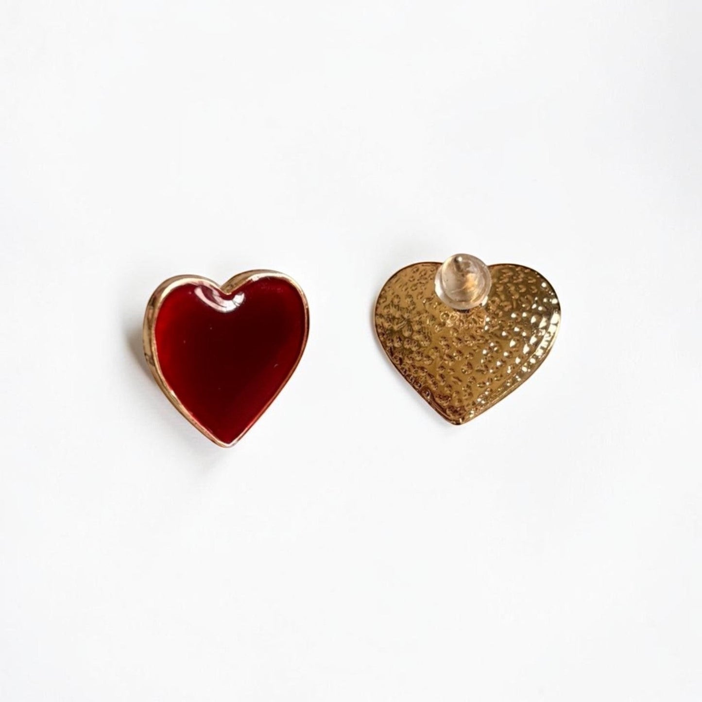 Wine Red Small Stud Earring