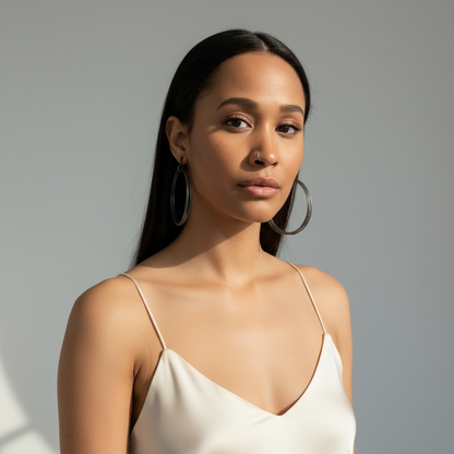 Big Round Disco Earring