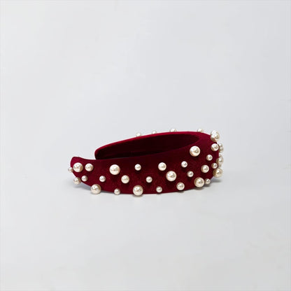 Women Elegant Pearls Headband