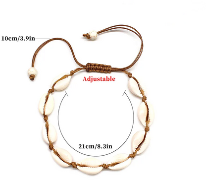 Shell Adjustable Ankle Bracelet