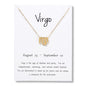 Collar de oro con el signo del zodiaco