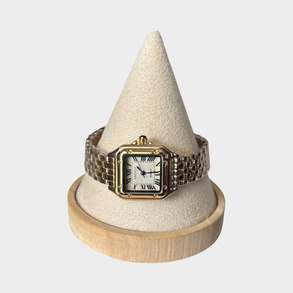 Golden Luxe Square Stainless Steel Watch
