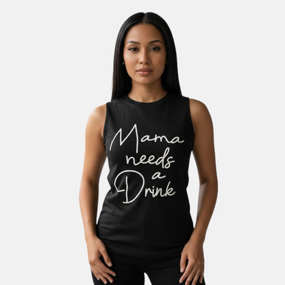 Mamá necesita una camiseta gráfica para beber