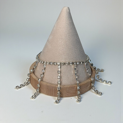 Long Tassel Rhinestone Ankle Bracelet
