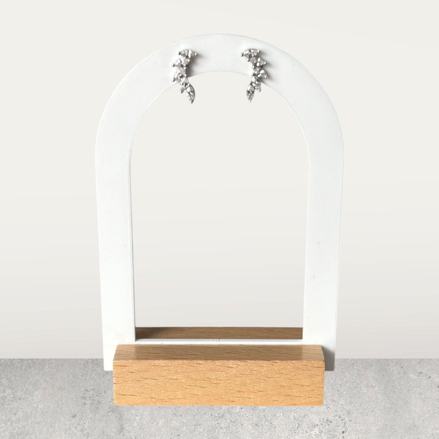 925 Sterling Silver Wings Feather Earring