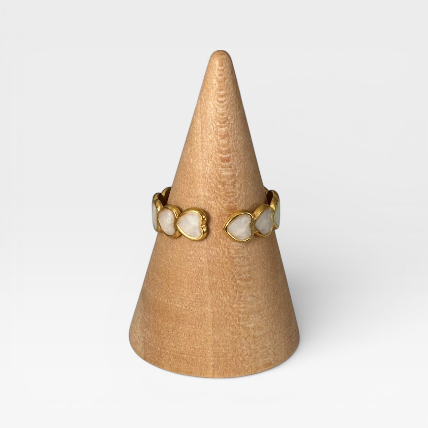 Stainless Steel Adjustable Heart Ring