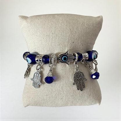 Bohemian Devil's Eye Palm Glass Plating Bracelets
