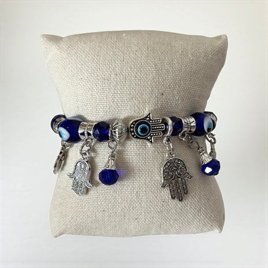 Bohemian Devil's Eye Palm Glass Plating Bracelets