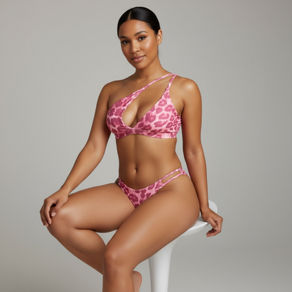 Bikini de mujer con un solo hombro
