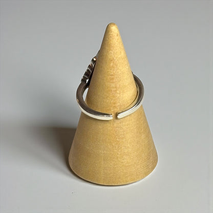 Ruby Diamond Adjustable 925 Ring