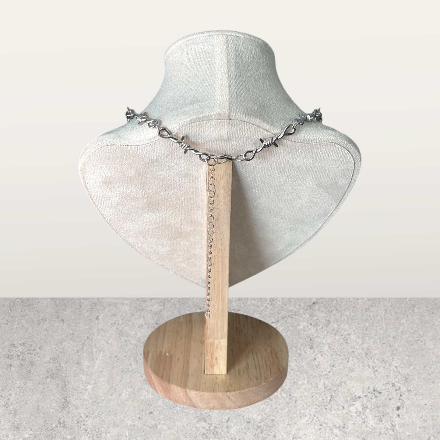 Punk Red Heart Choker