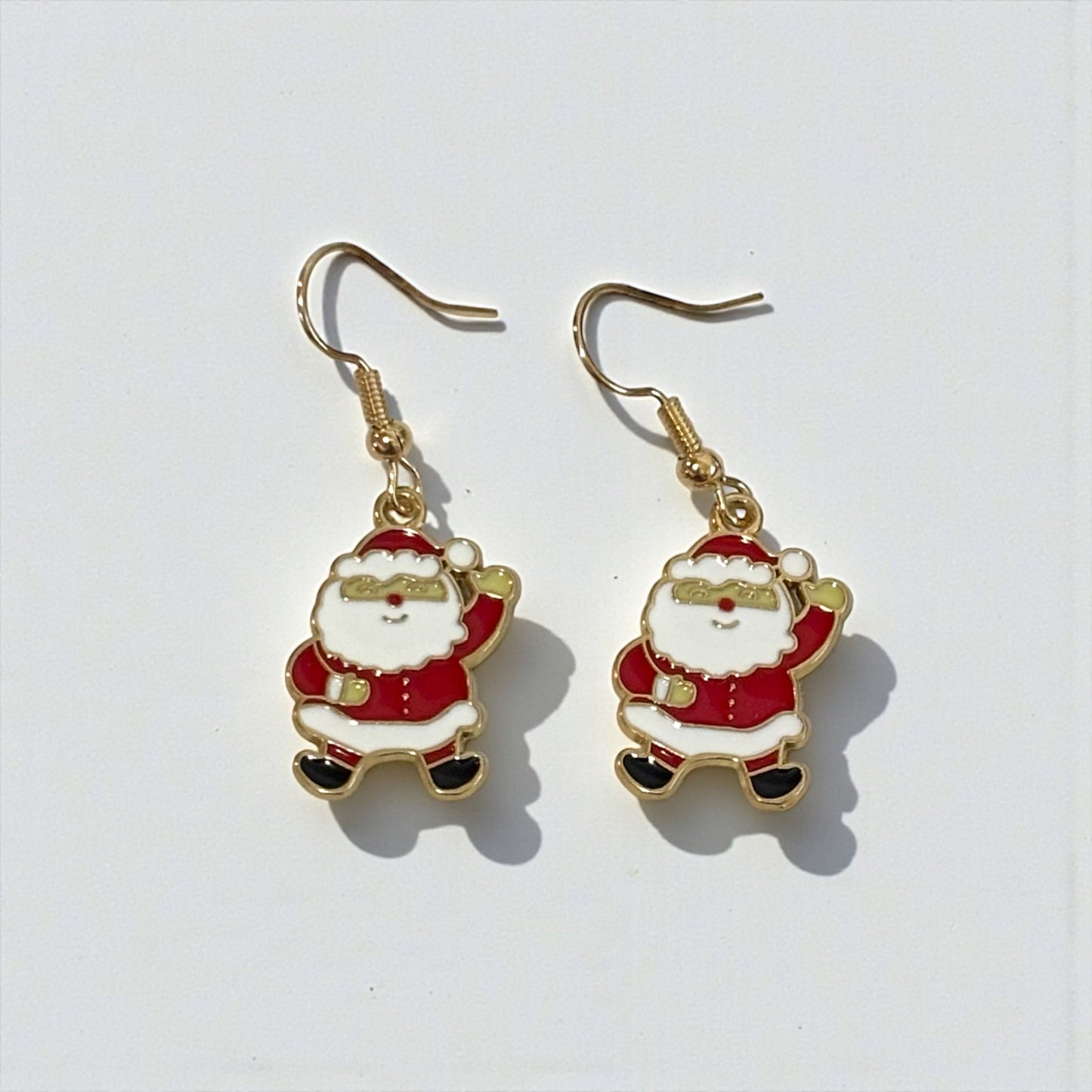 Happy Santa Small Earring