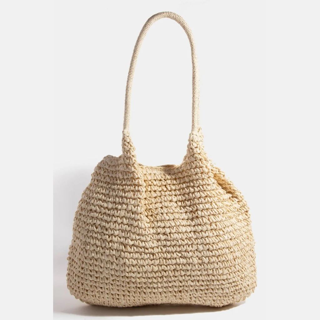 Braided Long Handle Tote Bag