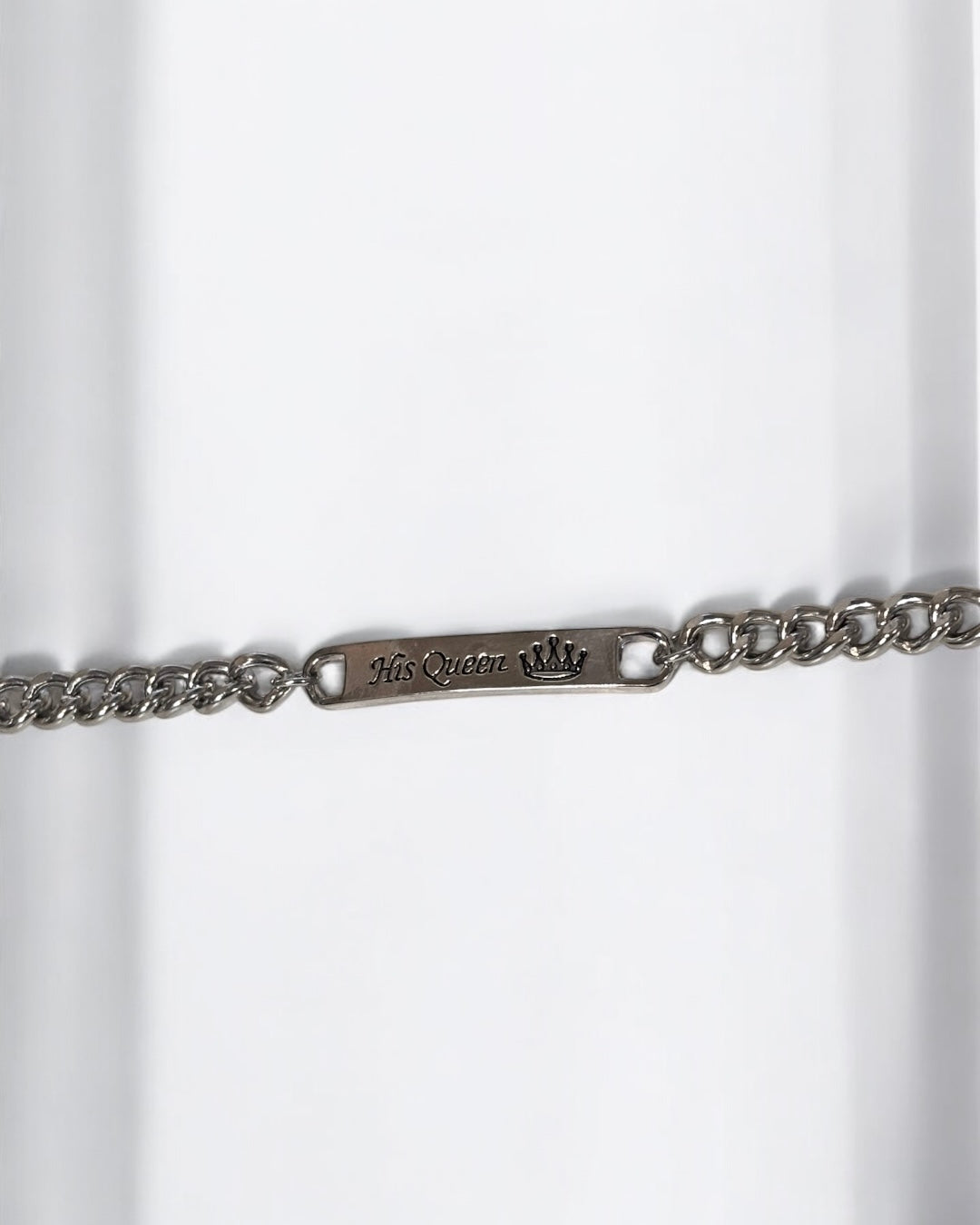 HIS QUEEN LINK BRACELET