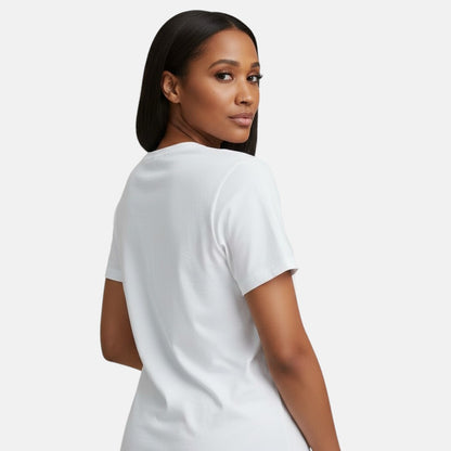 Be Quiet Women White T-Shirt