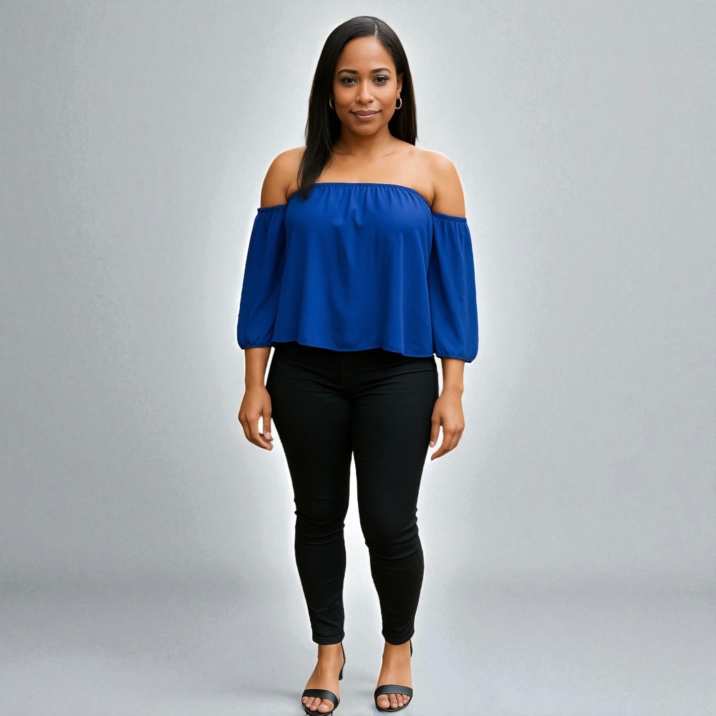 Half Sleeve Off Shoulder Blouse