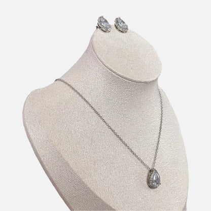 Conjunto de joyas de cristal de lujo