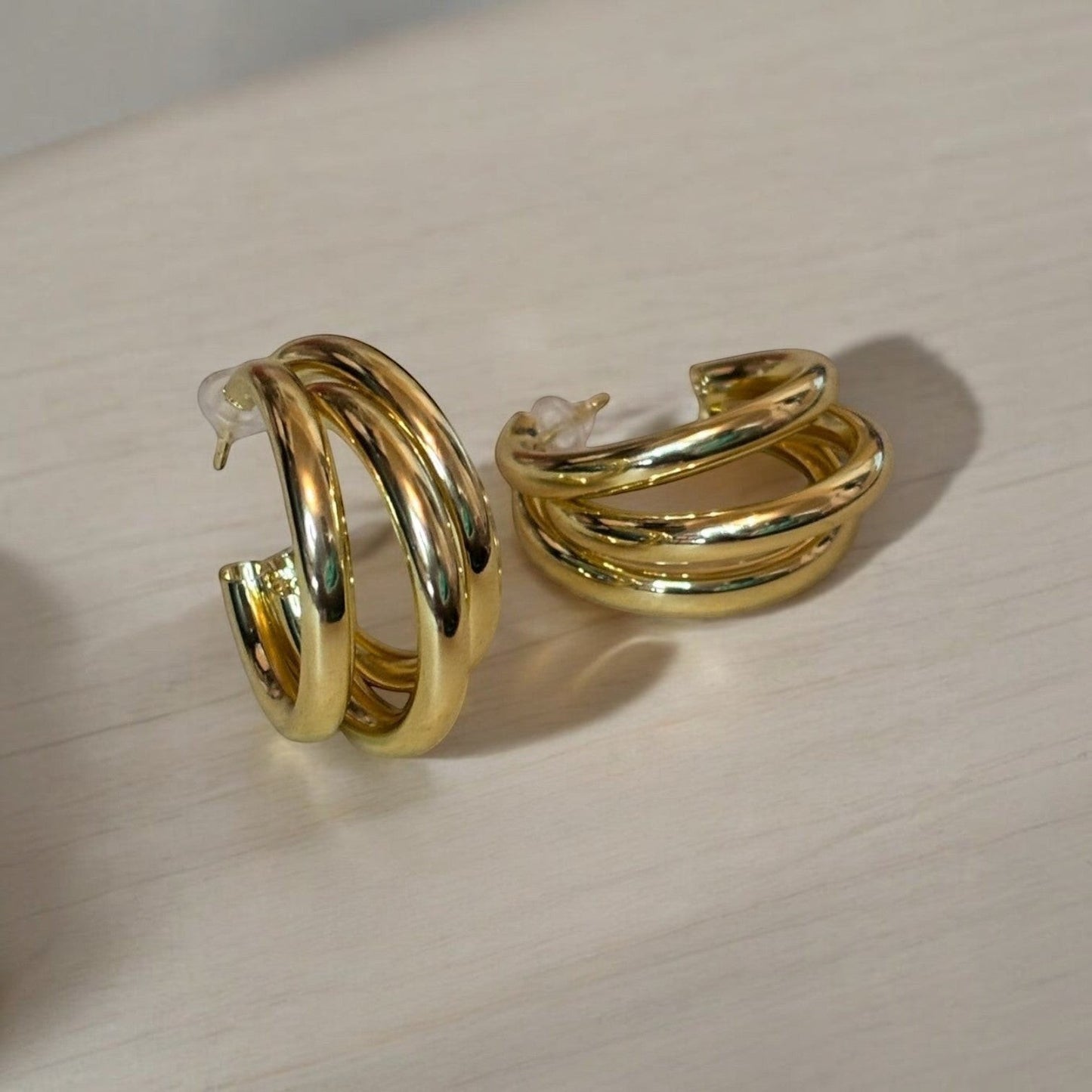 Chunky Lightweight Hoop Earrings