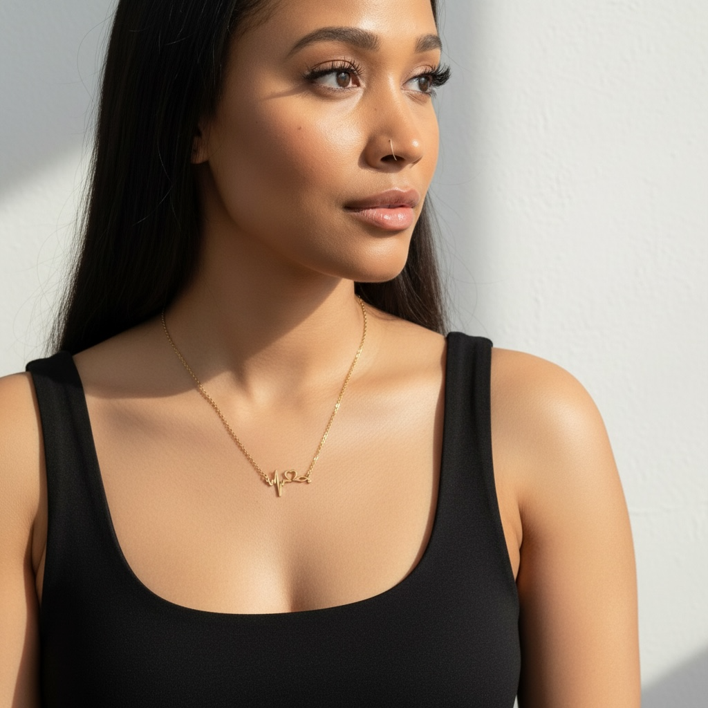 Stethoscope Heartbeat Necklace