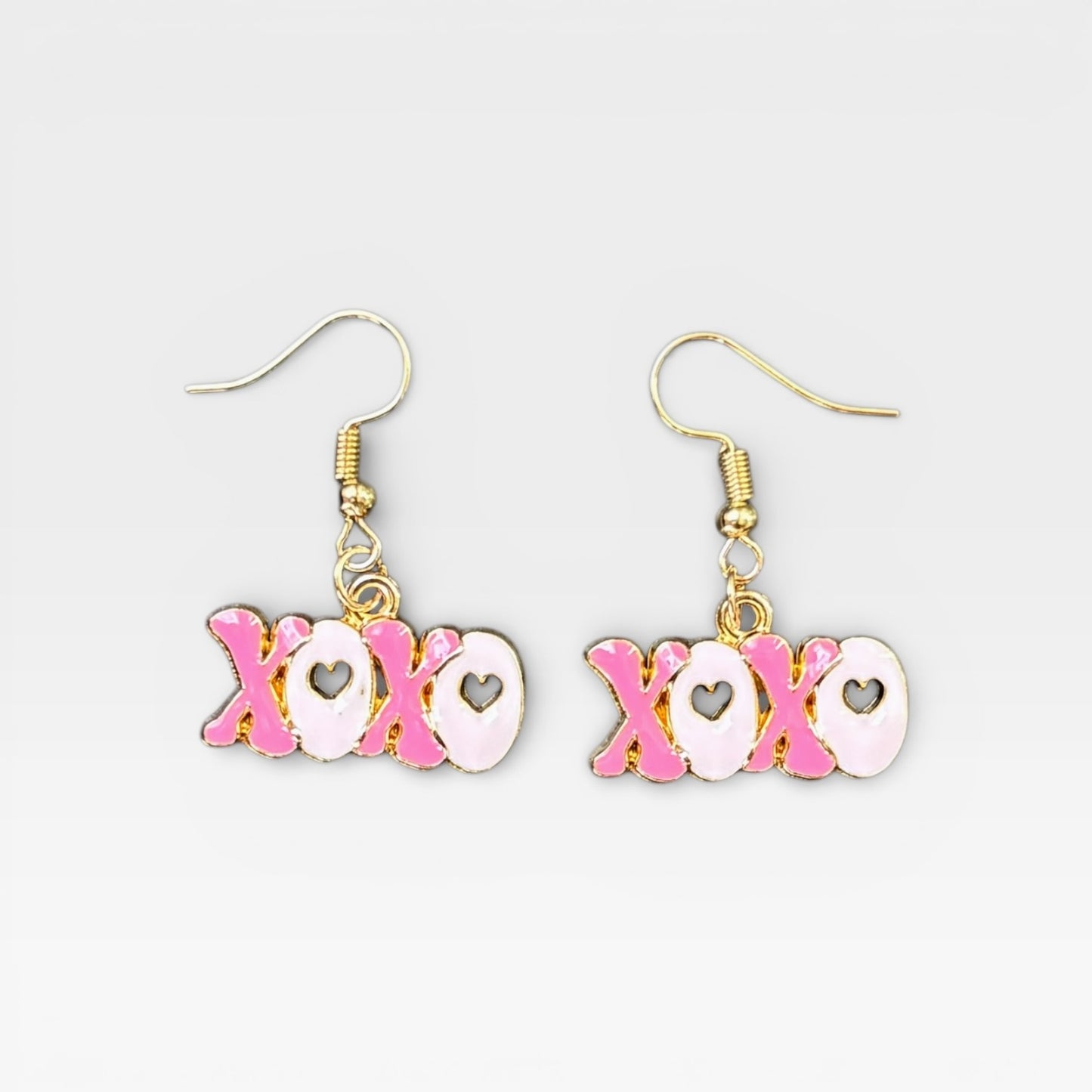XOXO Pink Drop Earring