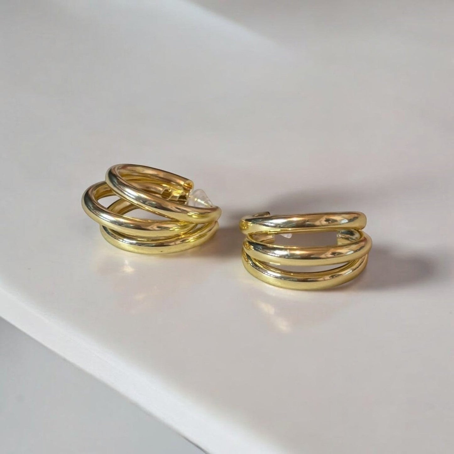 Chunky Lightweight Hoop Earrings