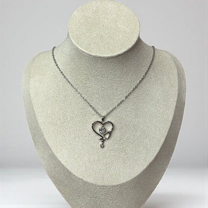 Heart Stethoscope Nurse Necklace