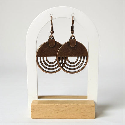 Antique Bronze Dangle Earrings