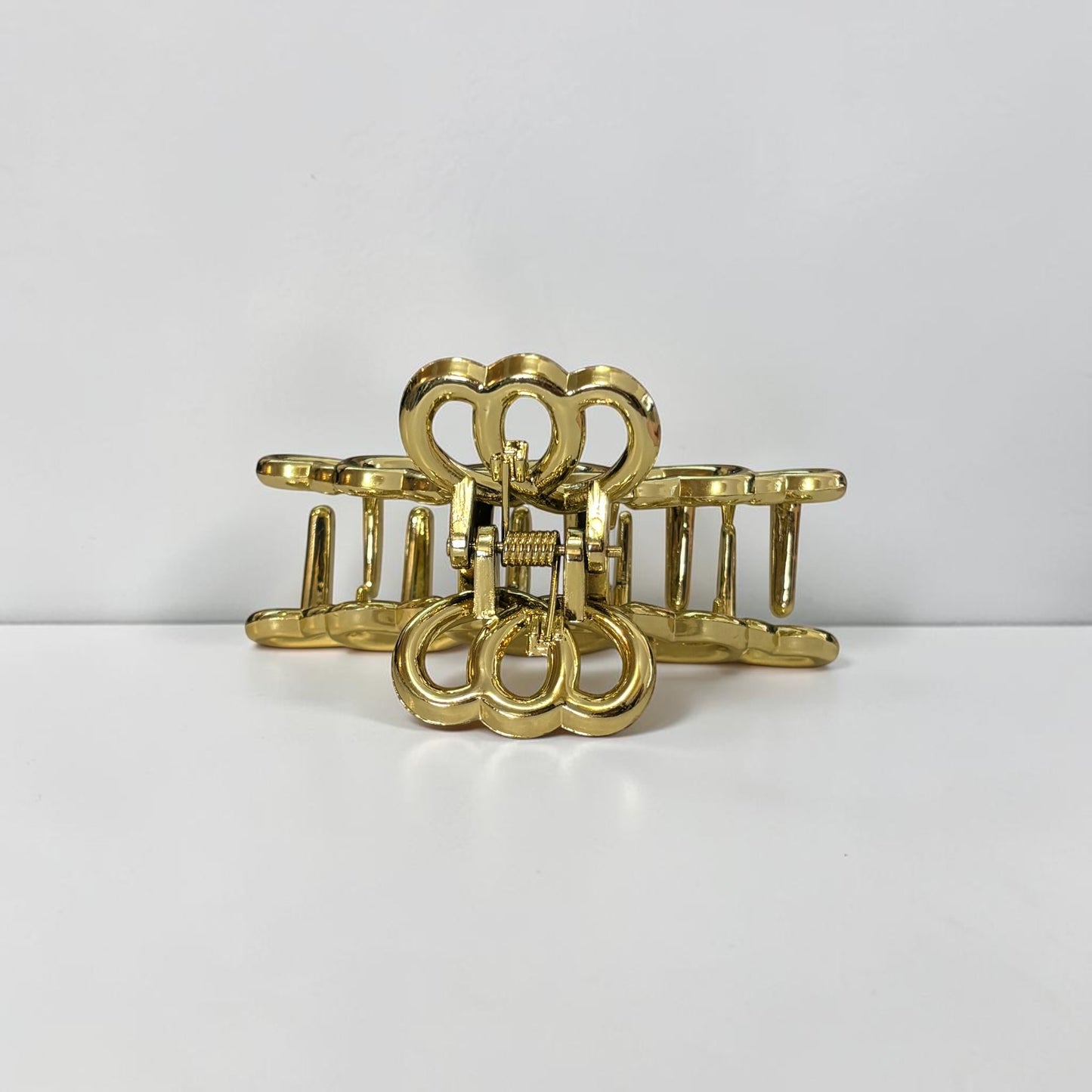 Gold Heart Hair Clip
