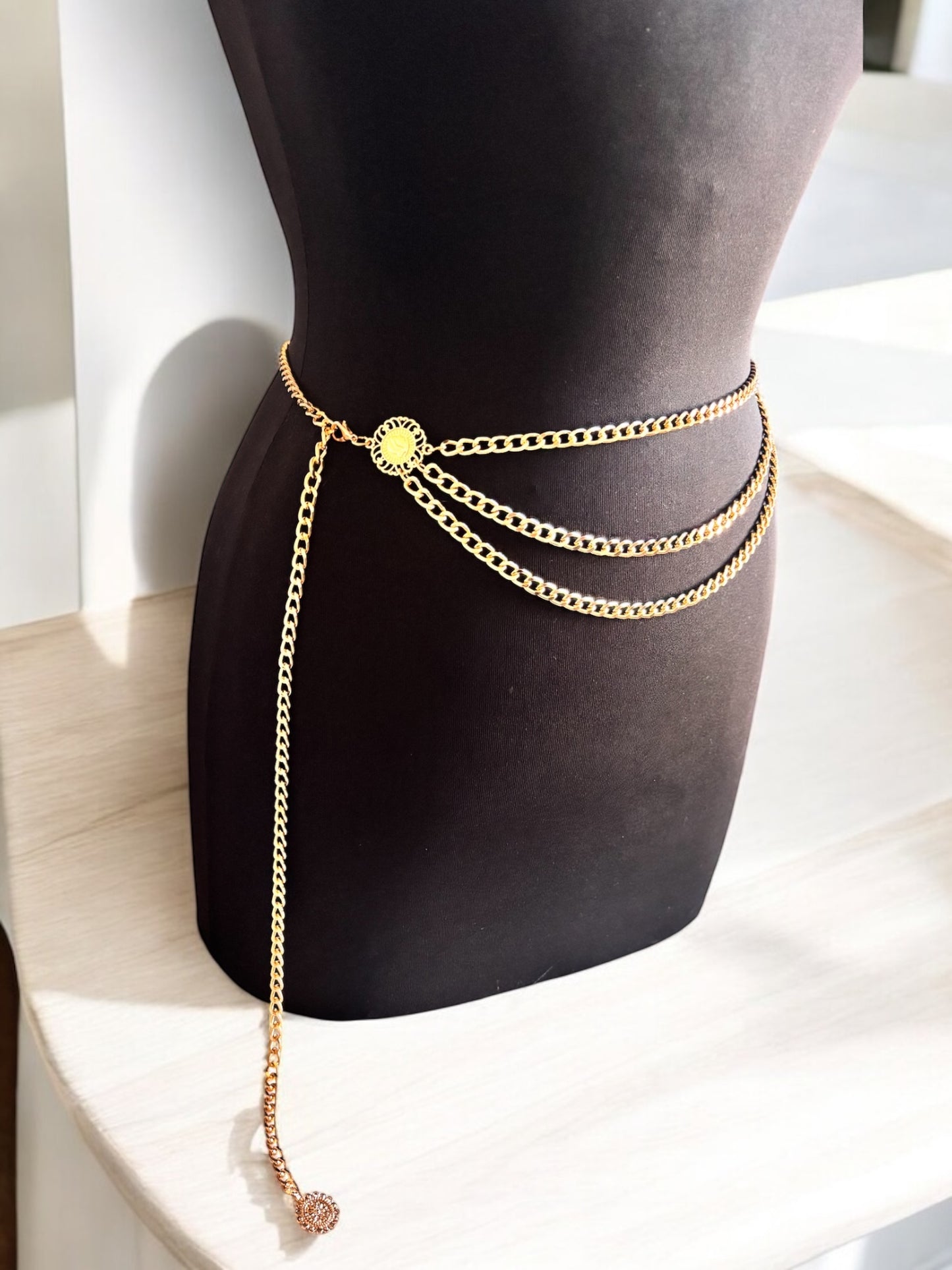 Multi-layer Metal Link Chain Belt