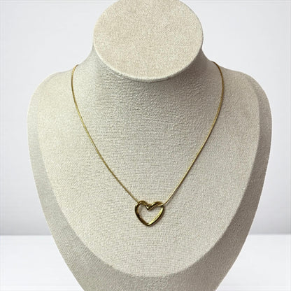 Elegant Simple Heart Pendant Necklace