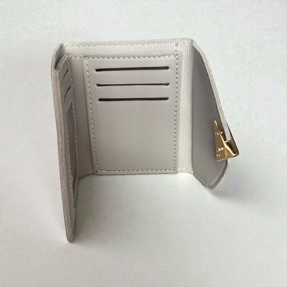 Monedero pequeño con forma de corazón para mujer, color rosa